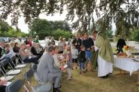 Billeder fra præstegårdssgudstjenesten 2013